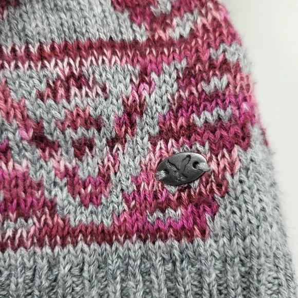 American Eagle Aztec Hooded Pullover Sweater Size Small FLAWED - Picture 11 of 16